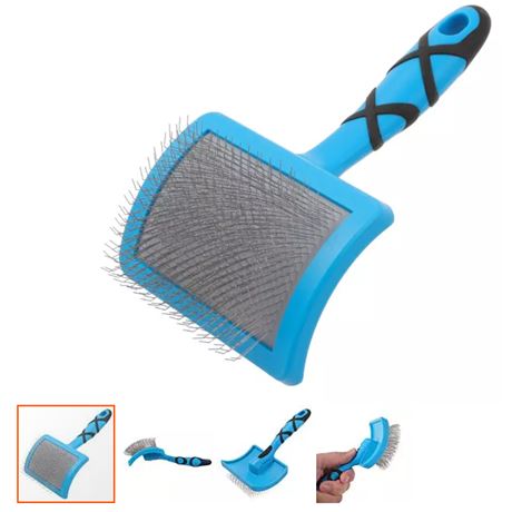Groom Professional Curved Firm Slicker Brush Large